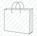 手提袋矢量线稿图
