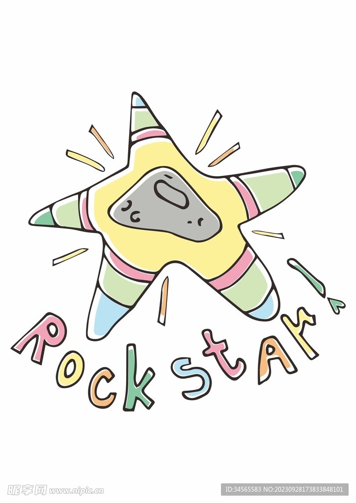 彩色星星 布灵布灵