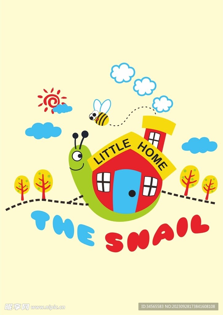 趣味蜗牛 幼儿园素材