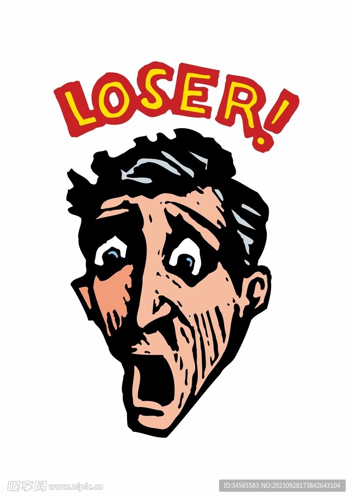 失败者 人脸 憔悴