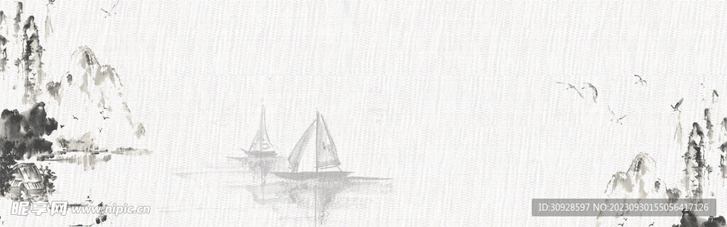 古典水墨背景