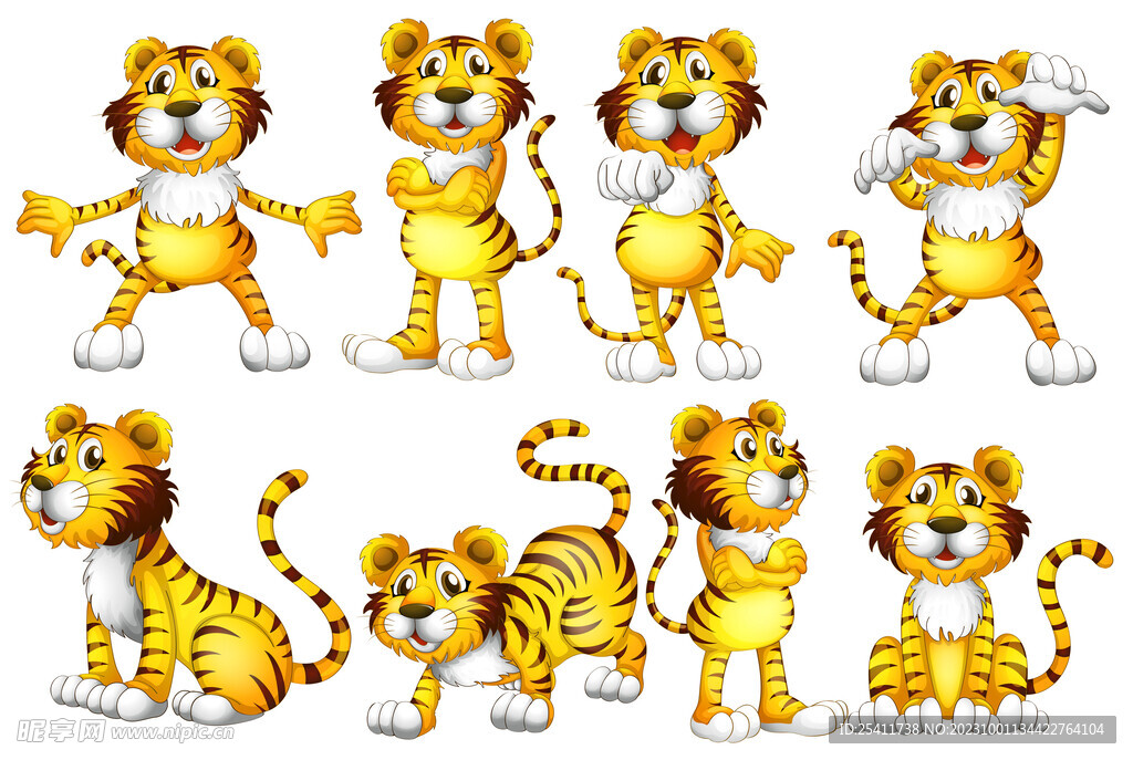 卡通老虎
