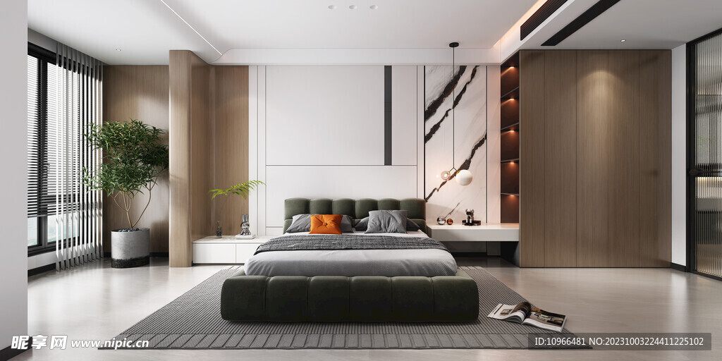 别墅现代风格卧室