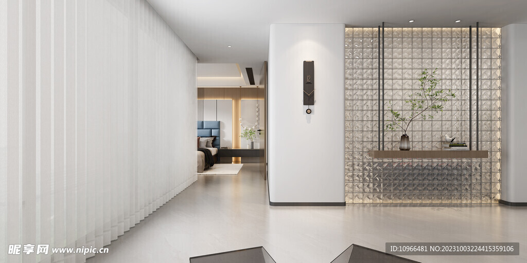 别墅复式走廊形象墙