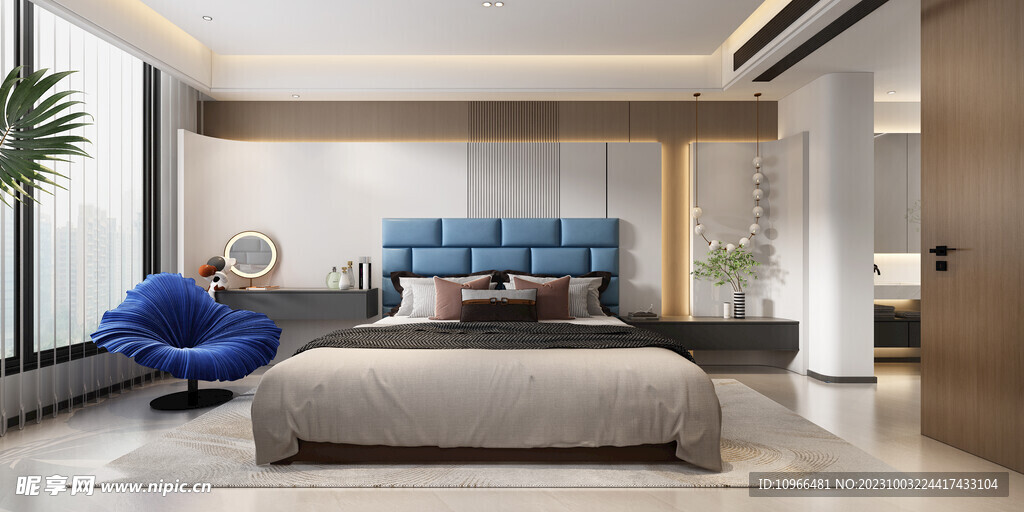 现代风格卧室