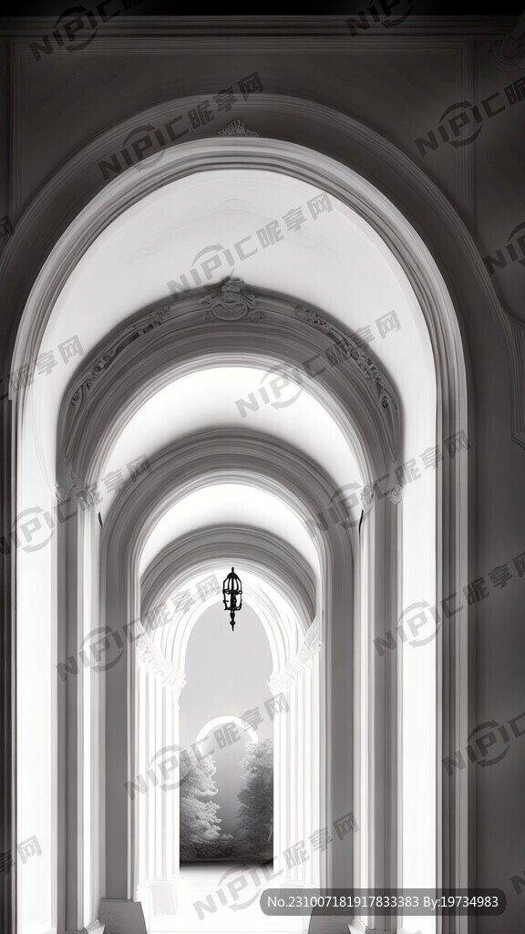 法式风格拱形门