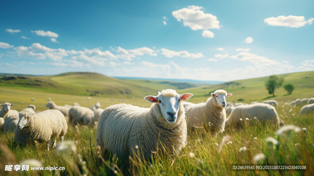草原羊群