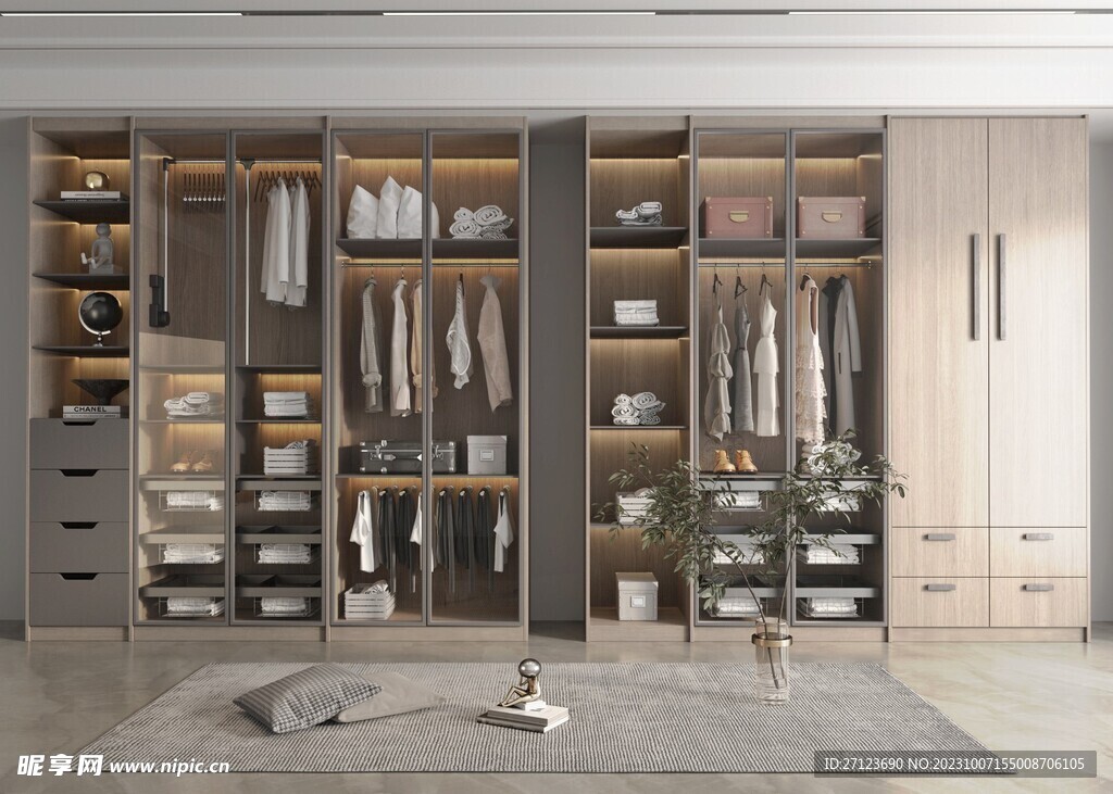 衣柜效果图