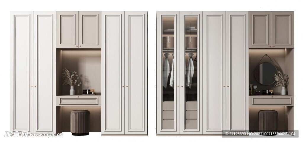 衣柜效果图