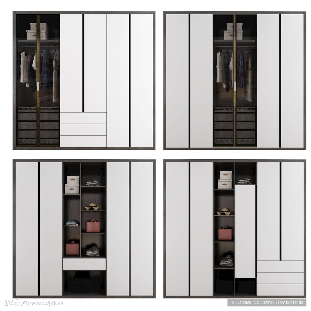 衣柜效果图