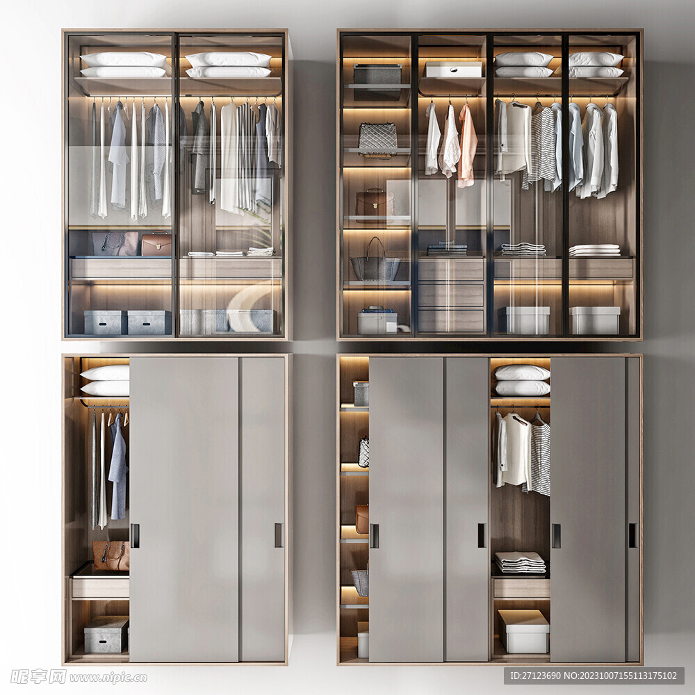 衣柜效果图