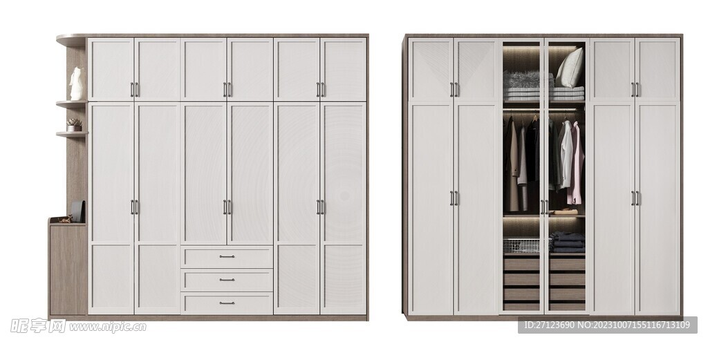 衣柜效果图