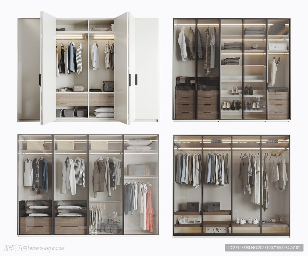 衣柜效果图