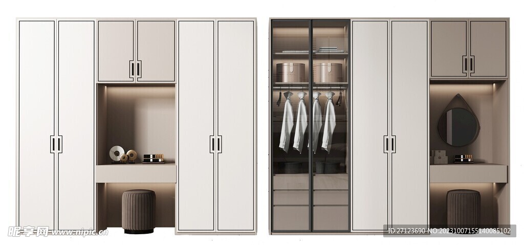 衣柜效果图