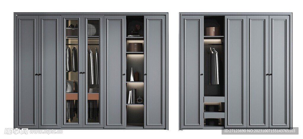衣柜效果图