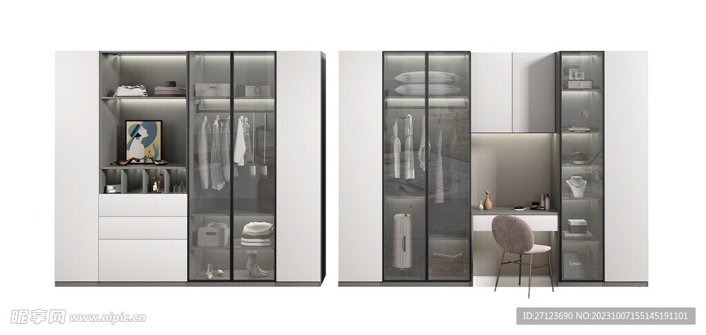 衣柜效果图