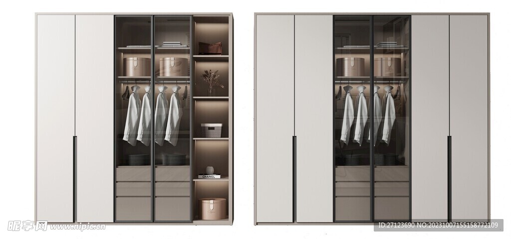 衣柜效果图
