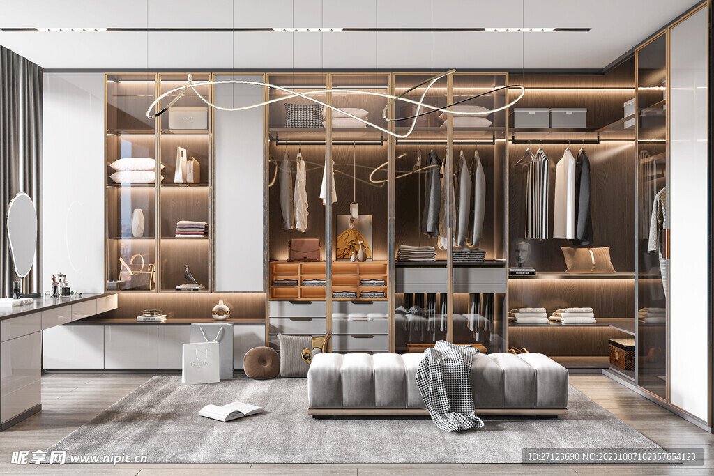 衣柜定制效果图