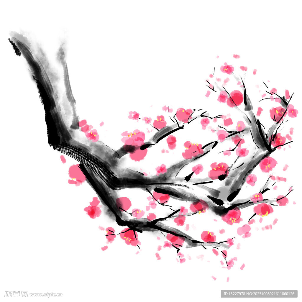 水墨梅花