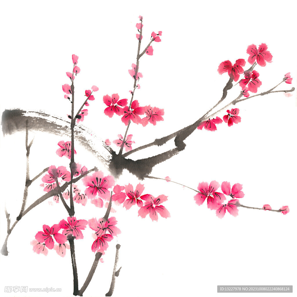 水墨梅花