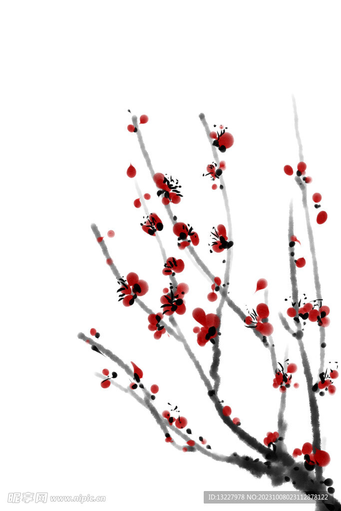 水墨梅花