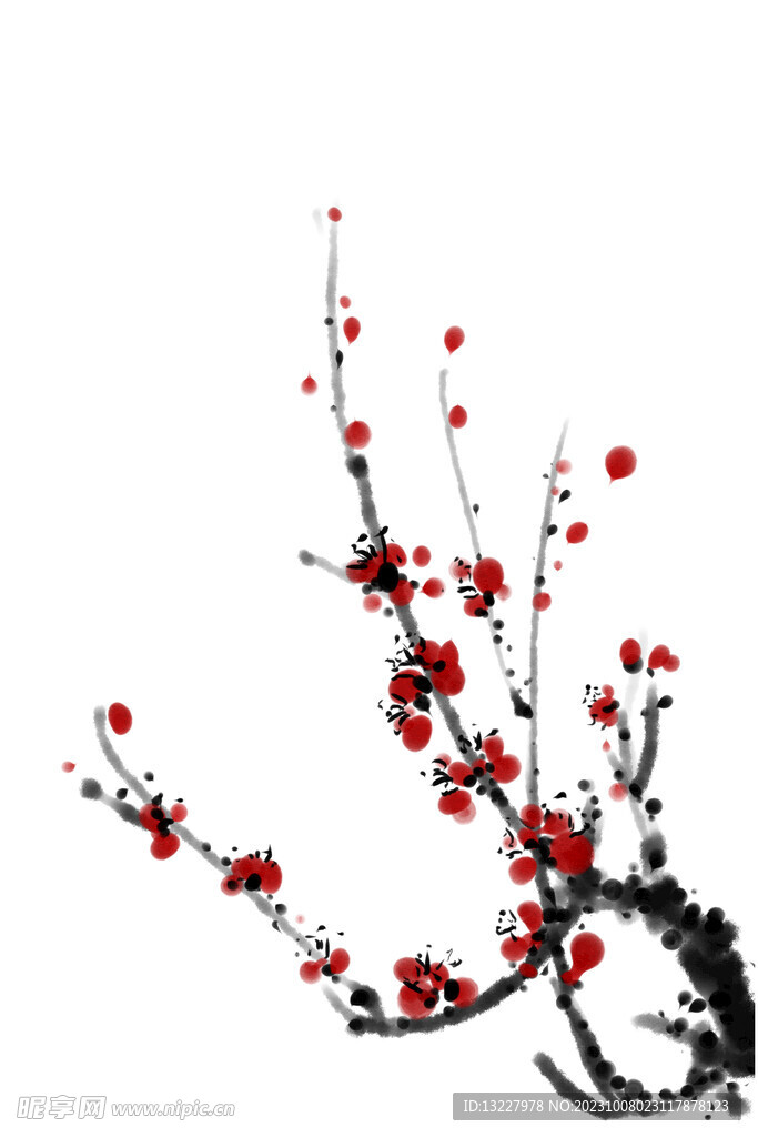 水墨梅花