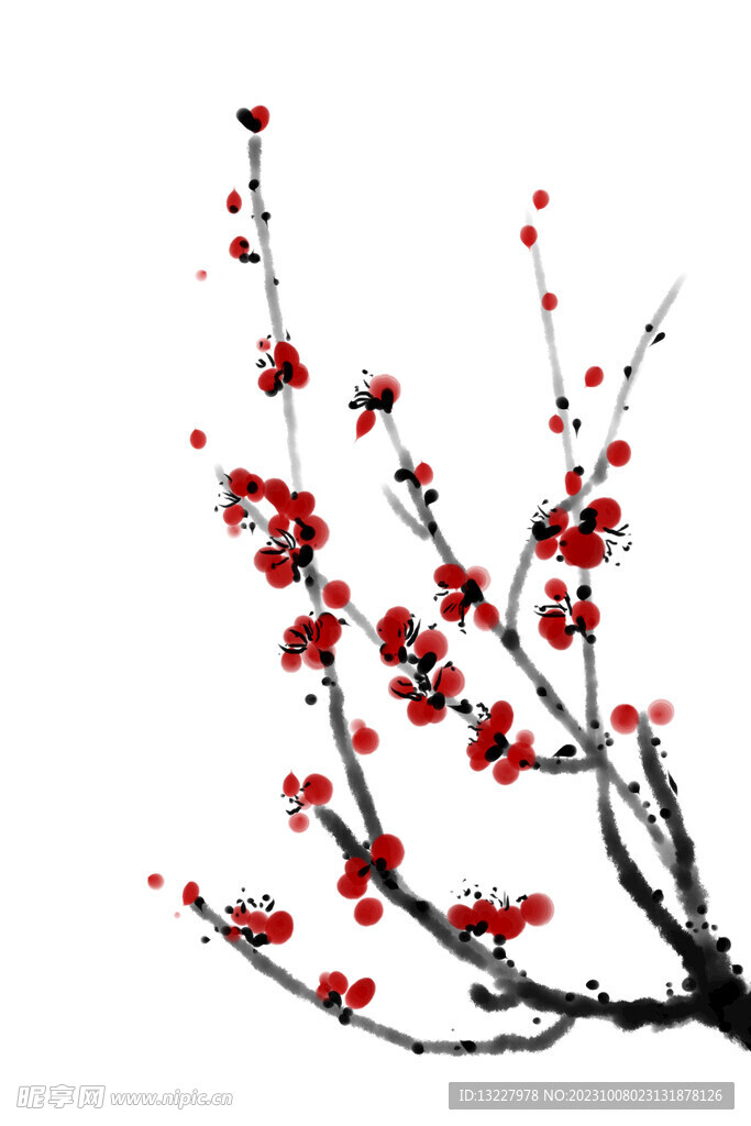 水墨梅花