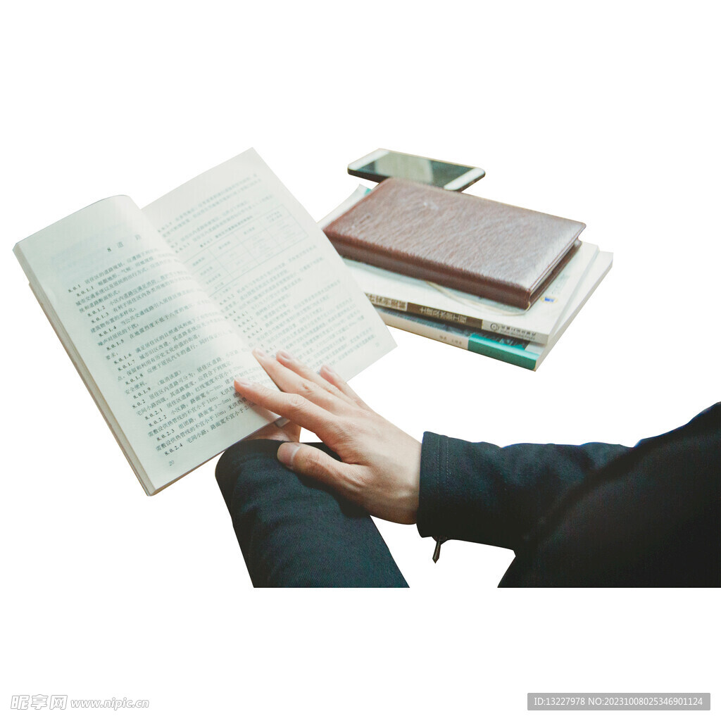 翻开的书