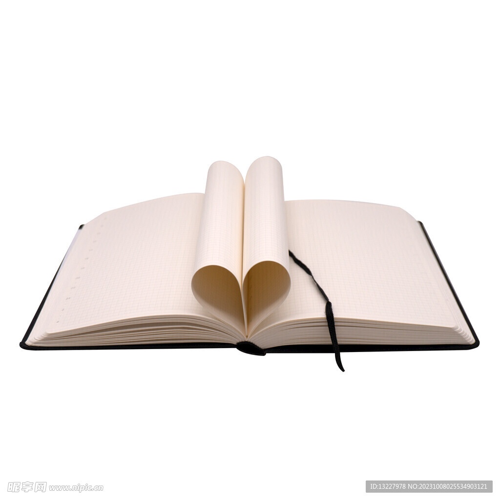 翻开的书