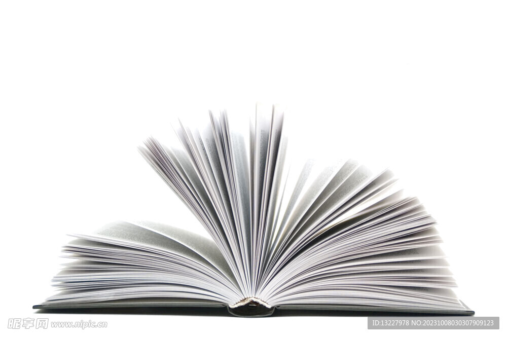 翻开的书