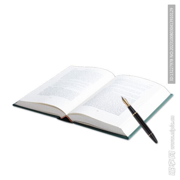 翻开的书