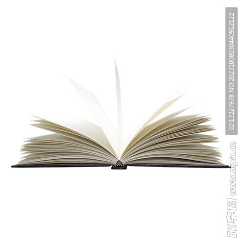翻开的书