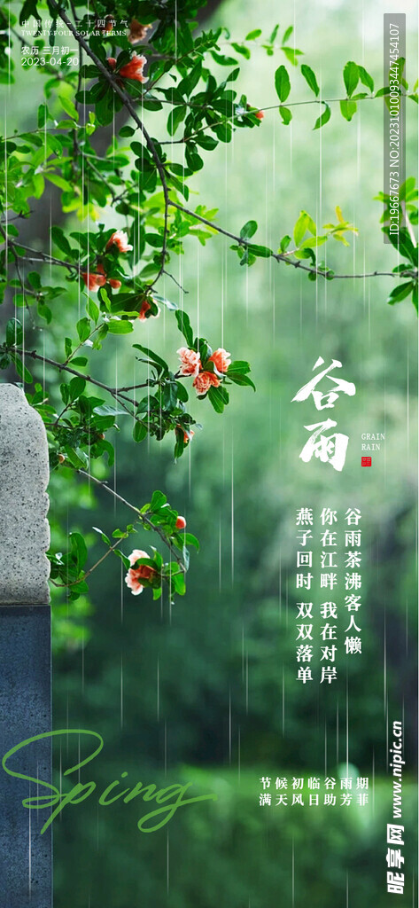 谷雨海报  