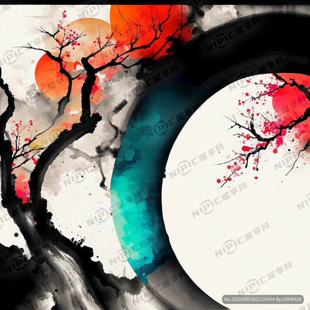 重阳节背景板抽象