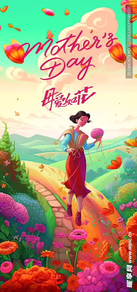 母亲节海报 