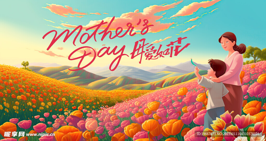 母亲节海报 
