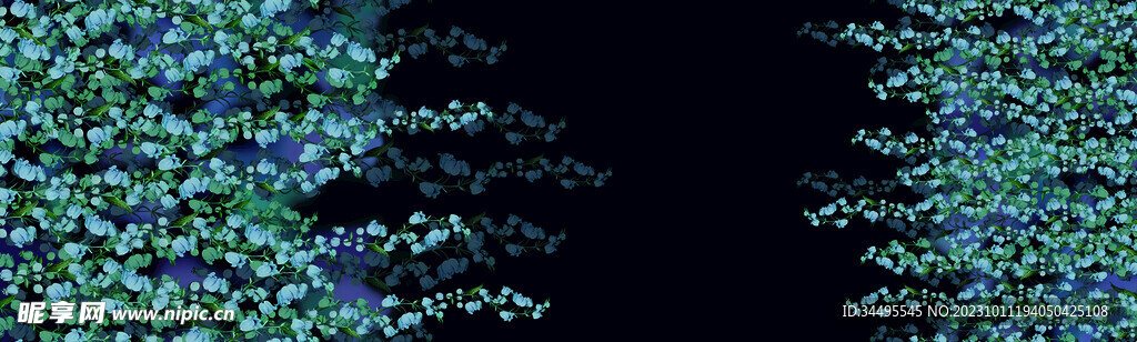 小碎花双边定位