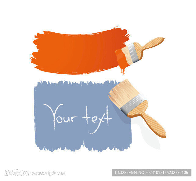油漆涂料刷标题