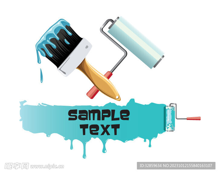 油漆涂料刷子滚筒