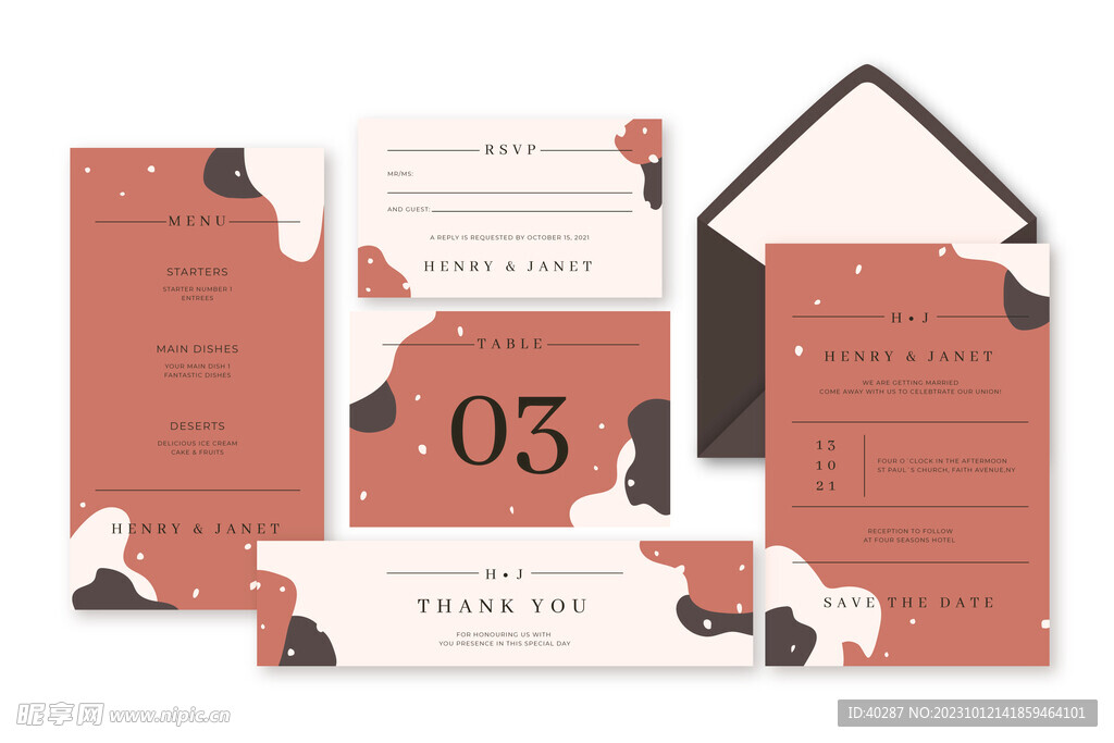 莫兰迪婚礼牌生日邀请函迎宾背景