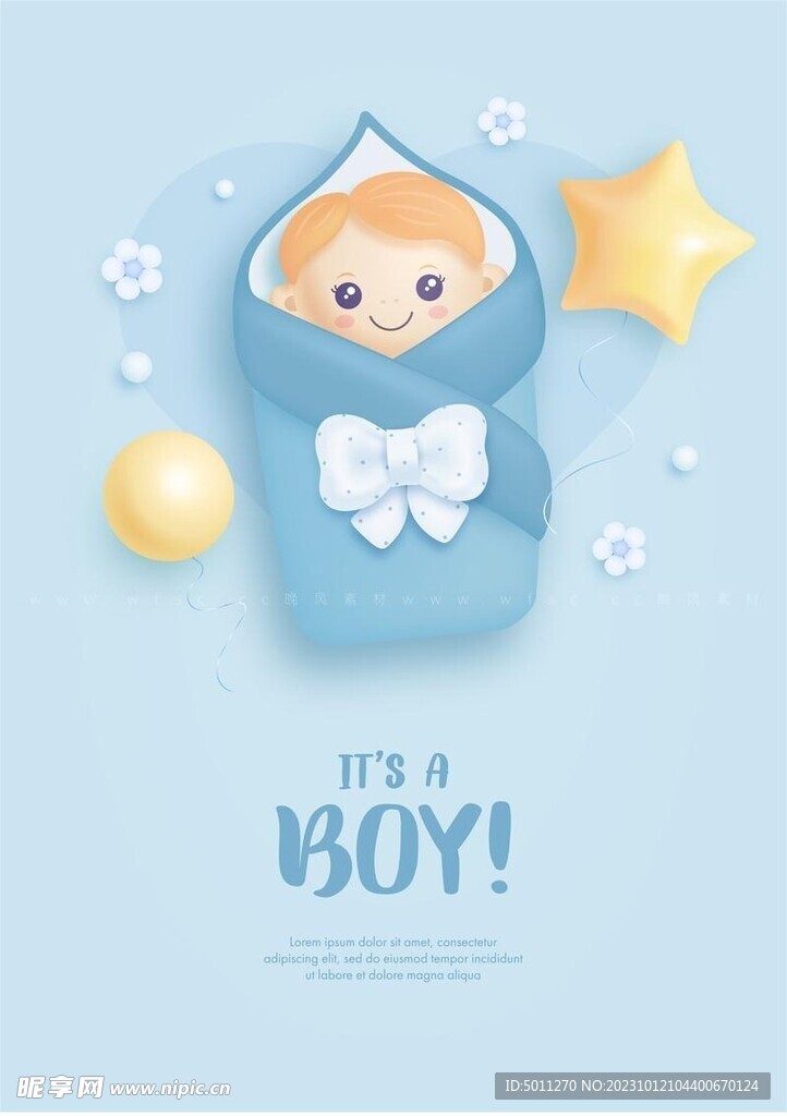 婴儿可爱立体元素 婴儿