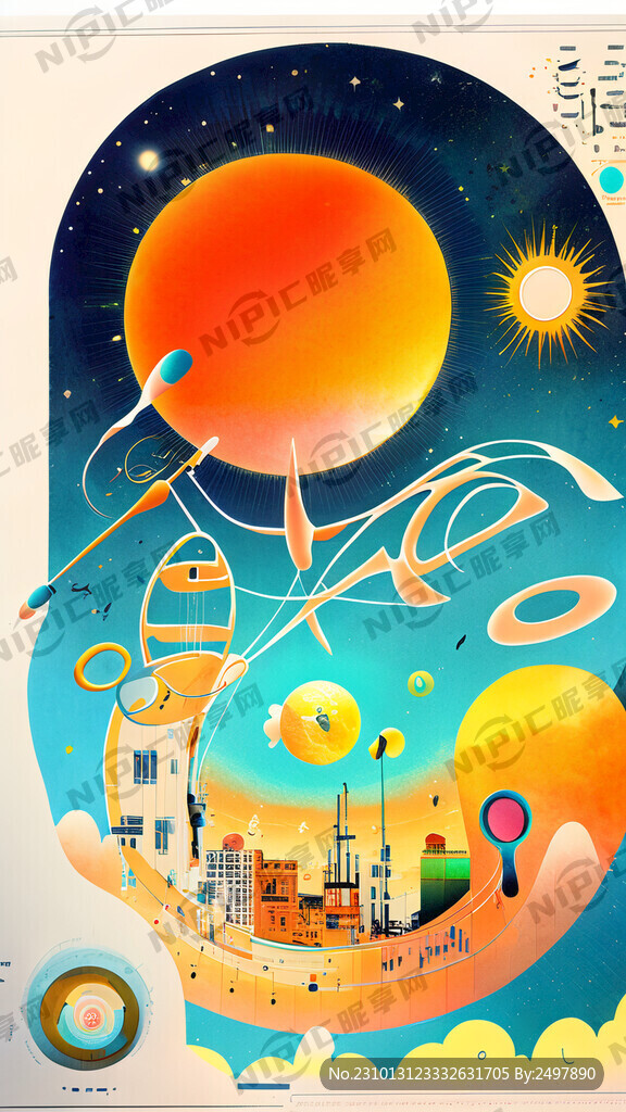 主题遇见初阳遇见未来设计图中有