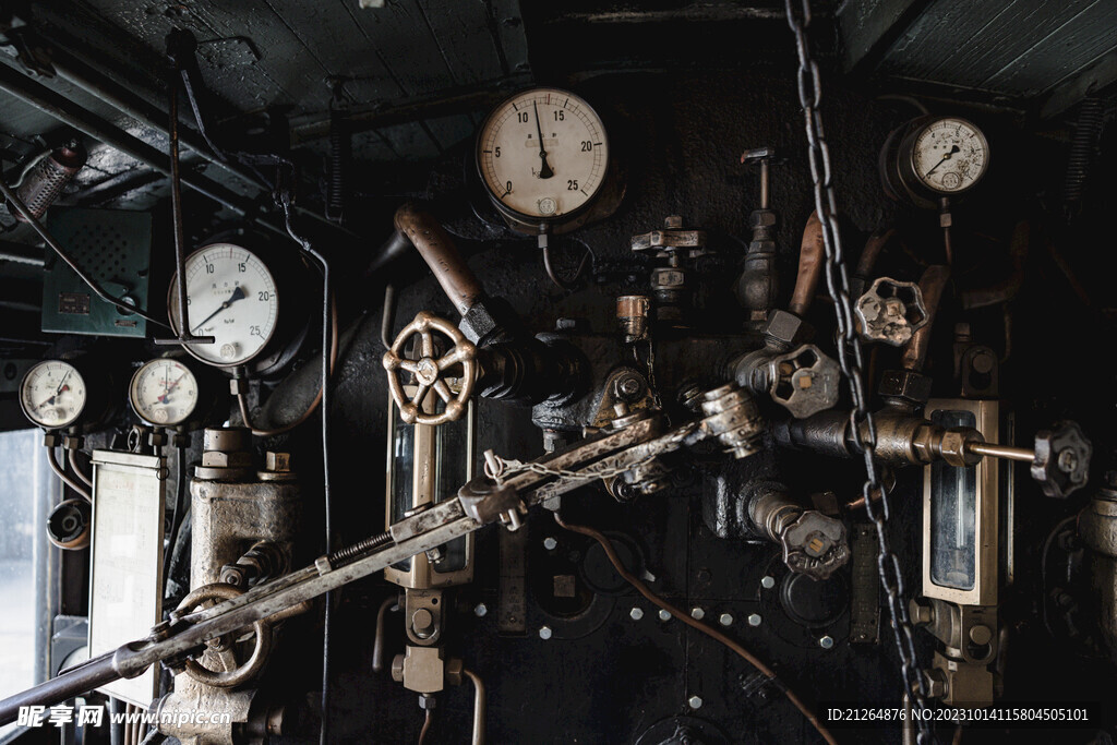 蒸汽火车仪表