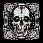 骷髅数码印花