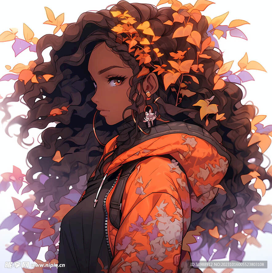 花季少女 插画女孩