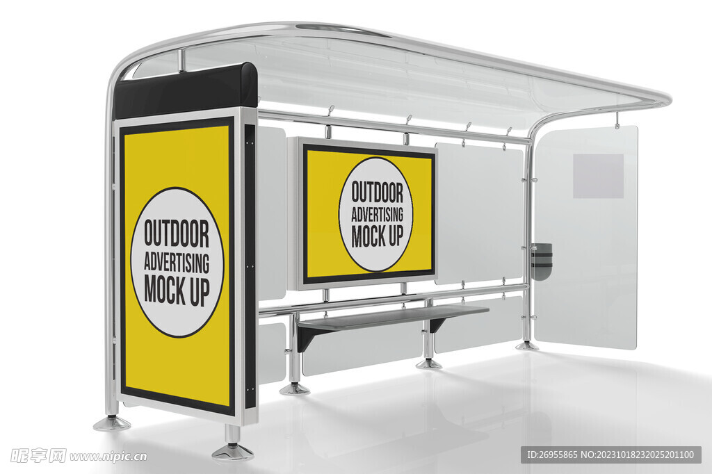 街头灯箱样机
