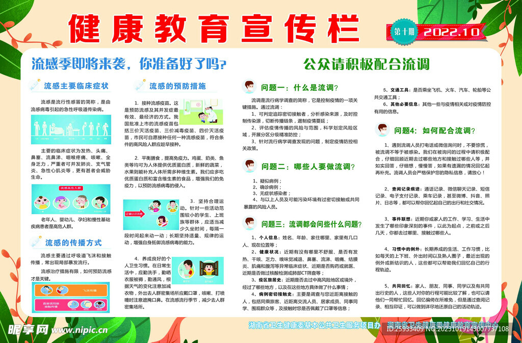 2022年10月健康宣传栏