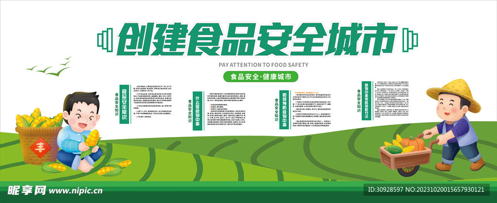 食品安全形象墙