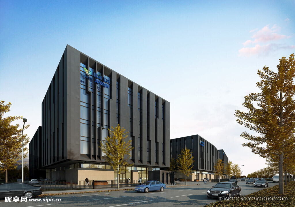 建筑人视效果图