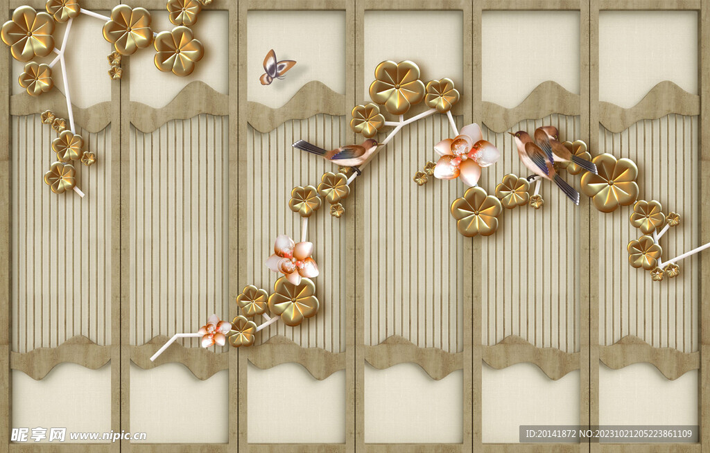 玉石浮雕背景墙